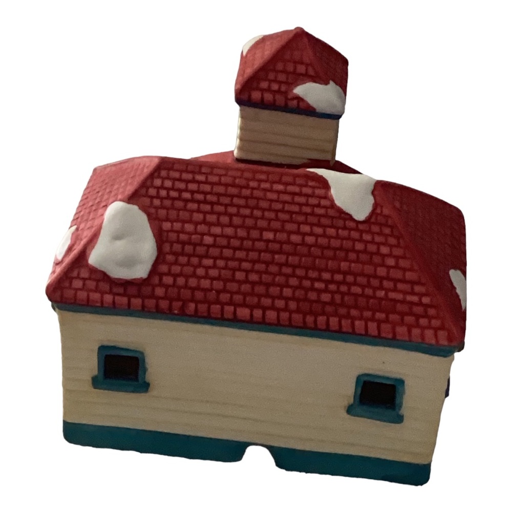 Department 56 Snow Village Jefferson School Porcelain/Ceramic Building. - Picture 4 of 5